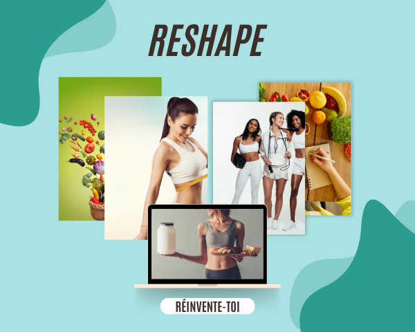 Reshape  – Redessine Ton Corps avec Nutrition et Fitness